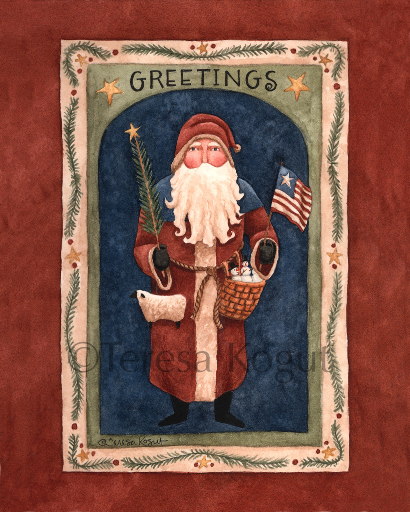 1454-Greetings from St Nick 8x10