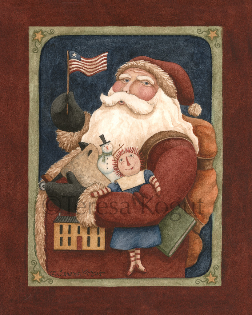 1457-St Nick with Toys 8x10