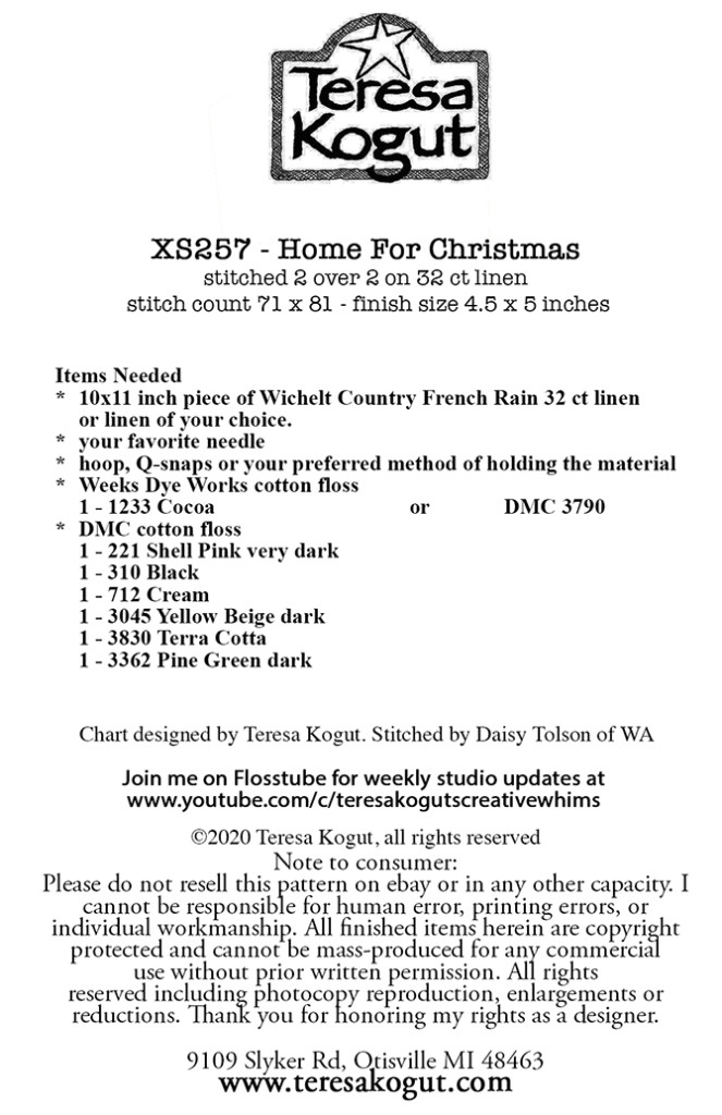 XS257 instructions