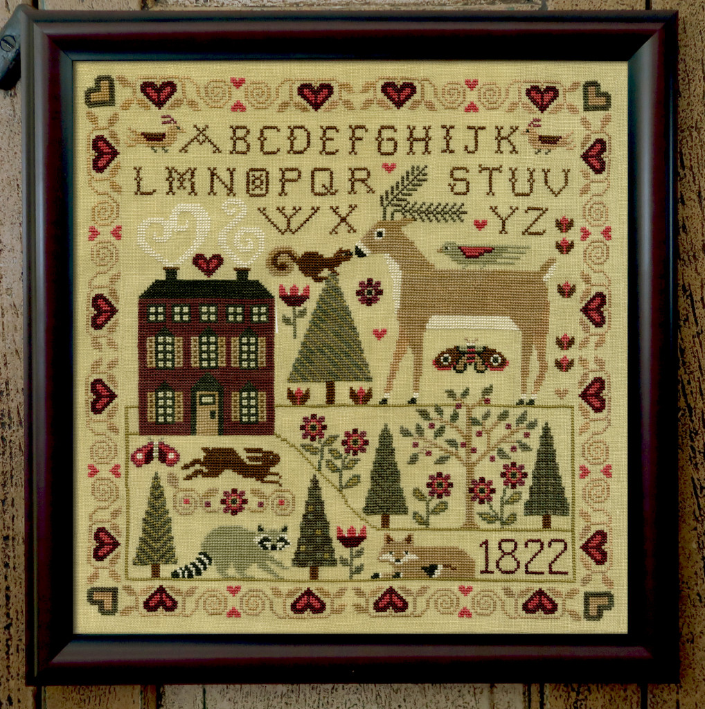 For the Love of Nature Cross Stitch Class Sampler