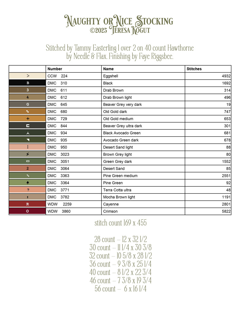 Naughty or Nice Stocking symbol page layers