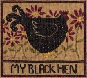 XS022-My Black Hen finished