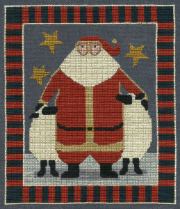 XS042-Patriotic Santa finished