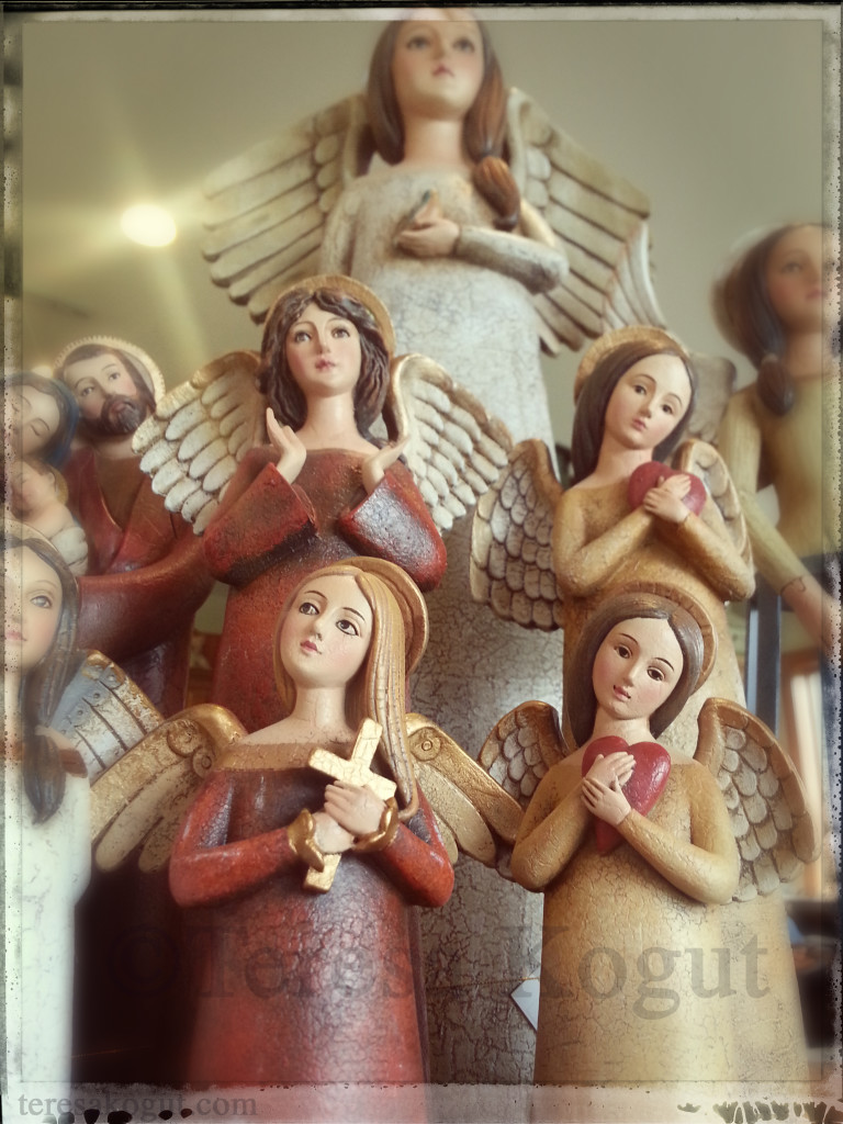 Silvestri Demdaco angel figurines