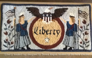 Liberty rug by Barbara Coulter