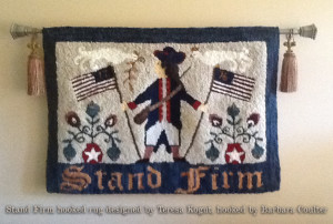 Stand Firm rug by Barbara Coulter
